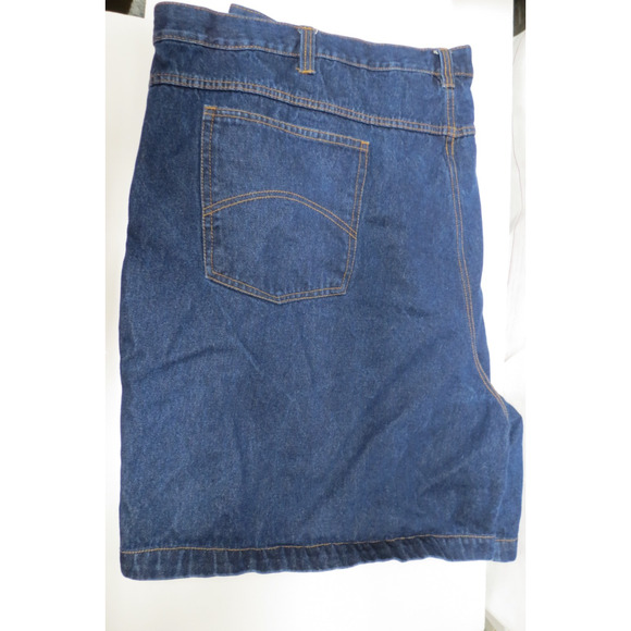 KingSize Jean Shorts Mens Size 60 Big & Tall Blue 100% Cotton Denim - Picture 6 of 9